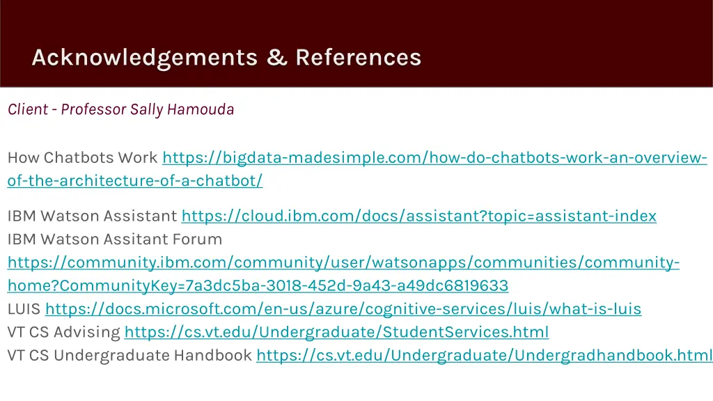 acknowledgements references