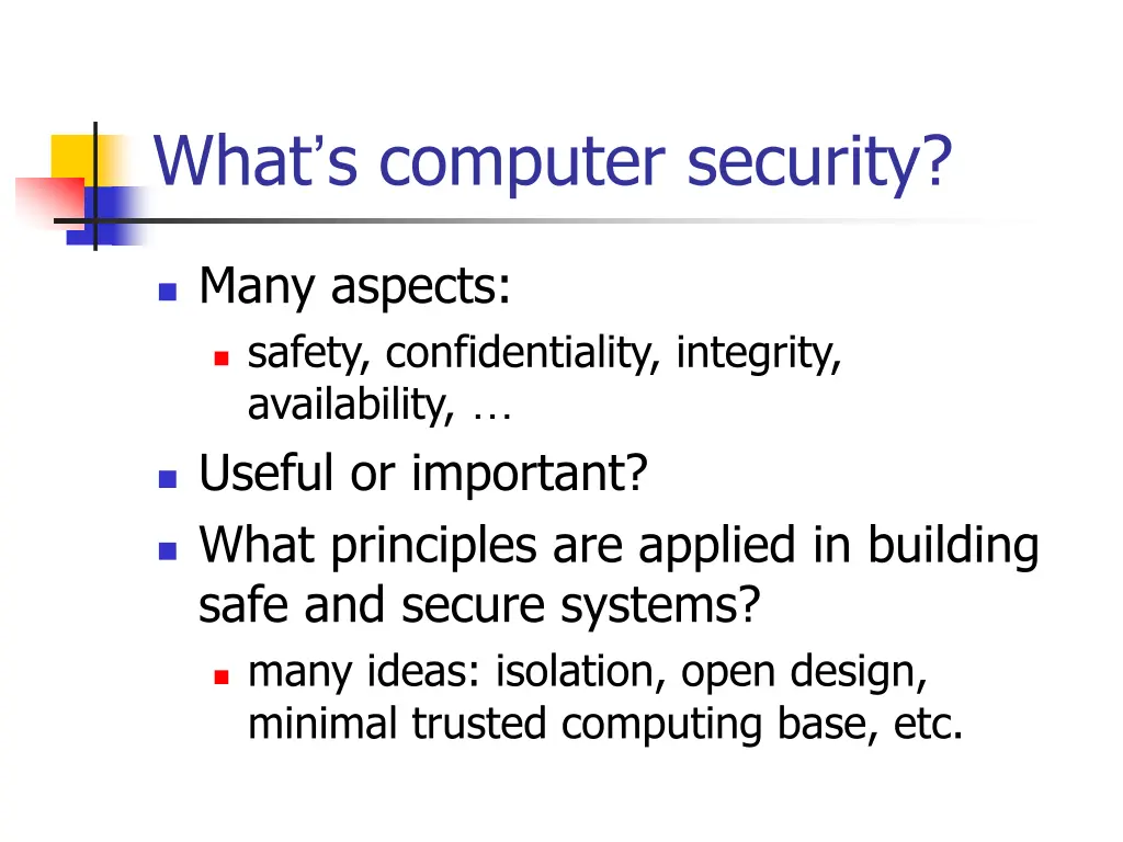 what s computer security