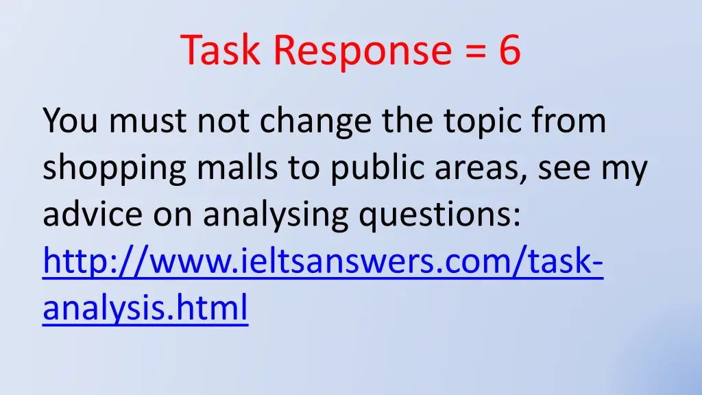 task response 6