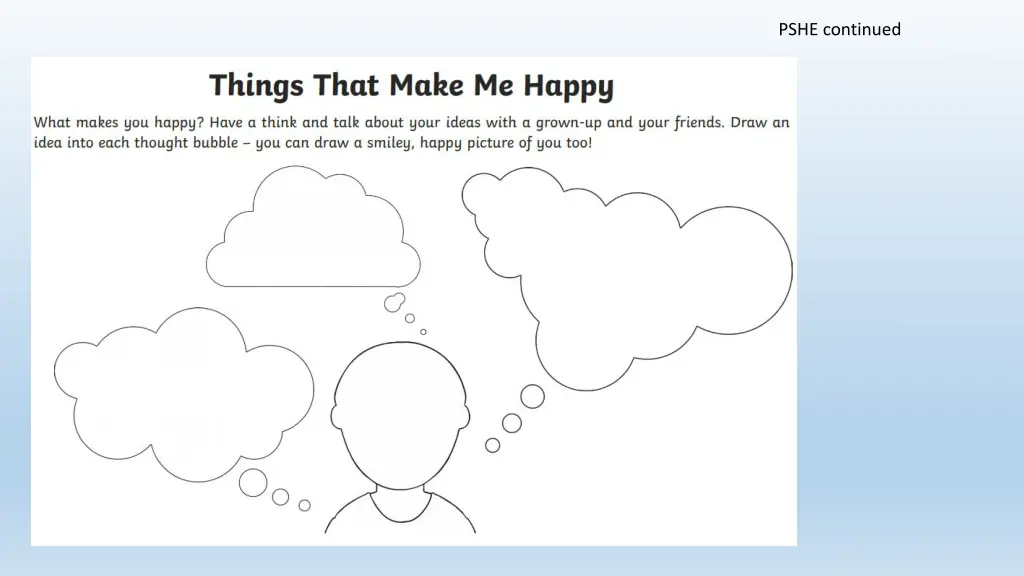 pshe continued