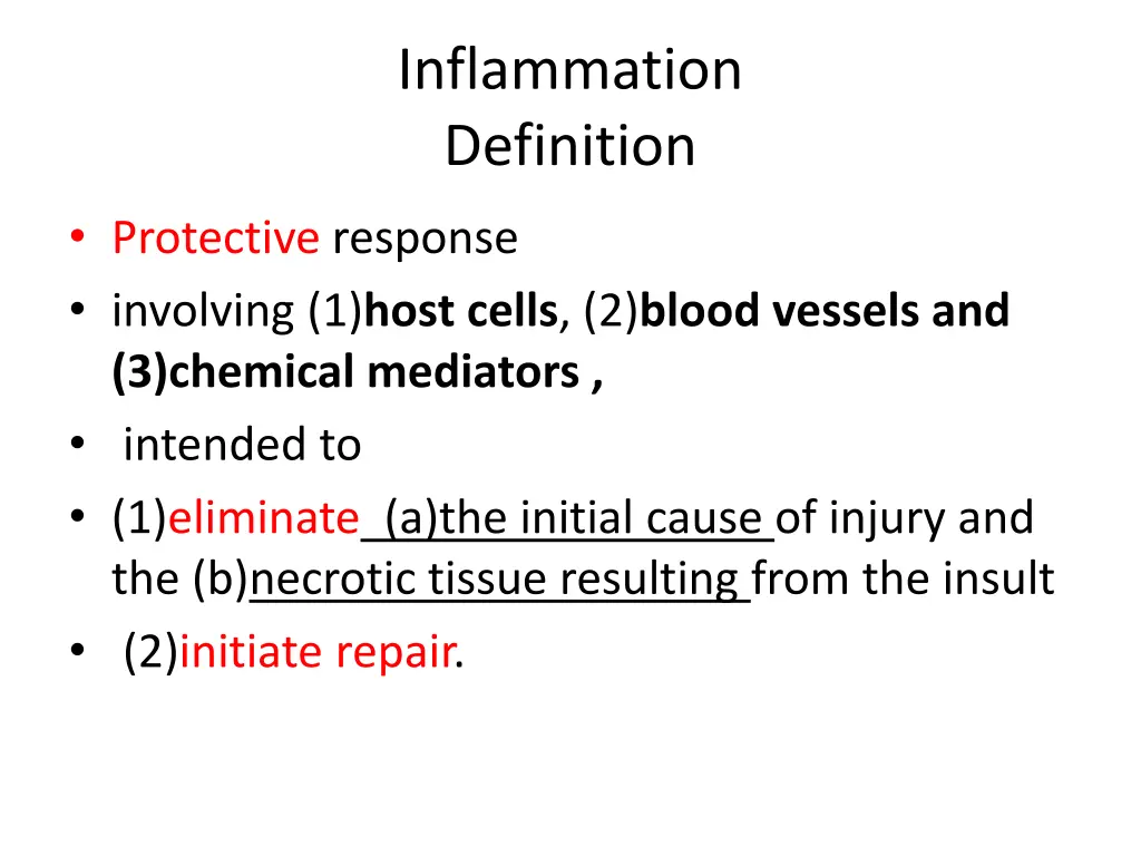 inflammation definition