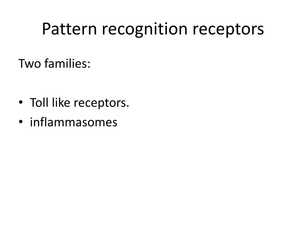 pattern recognition receptors