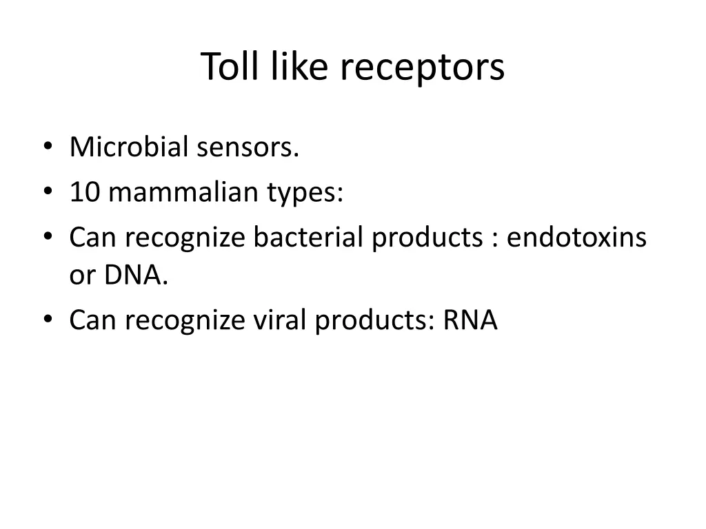 toll like receptors 1