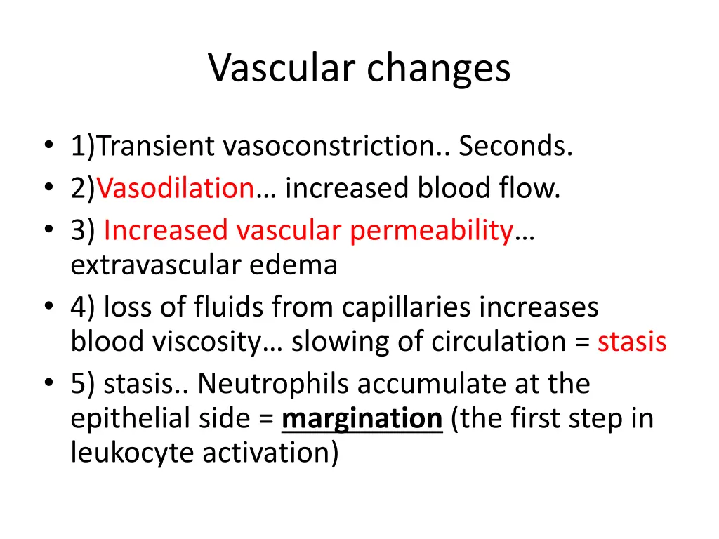 vascular changes