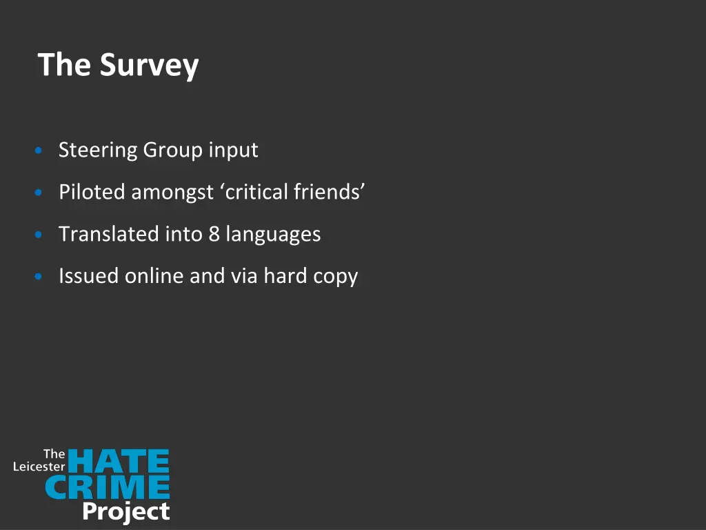 the survey