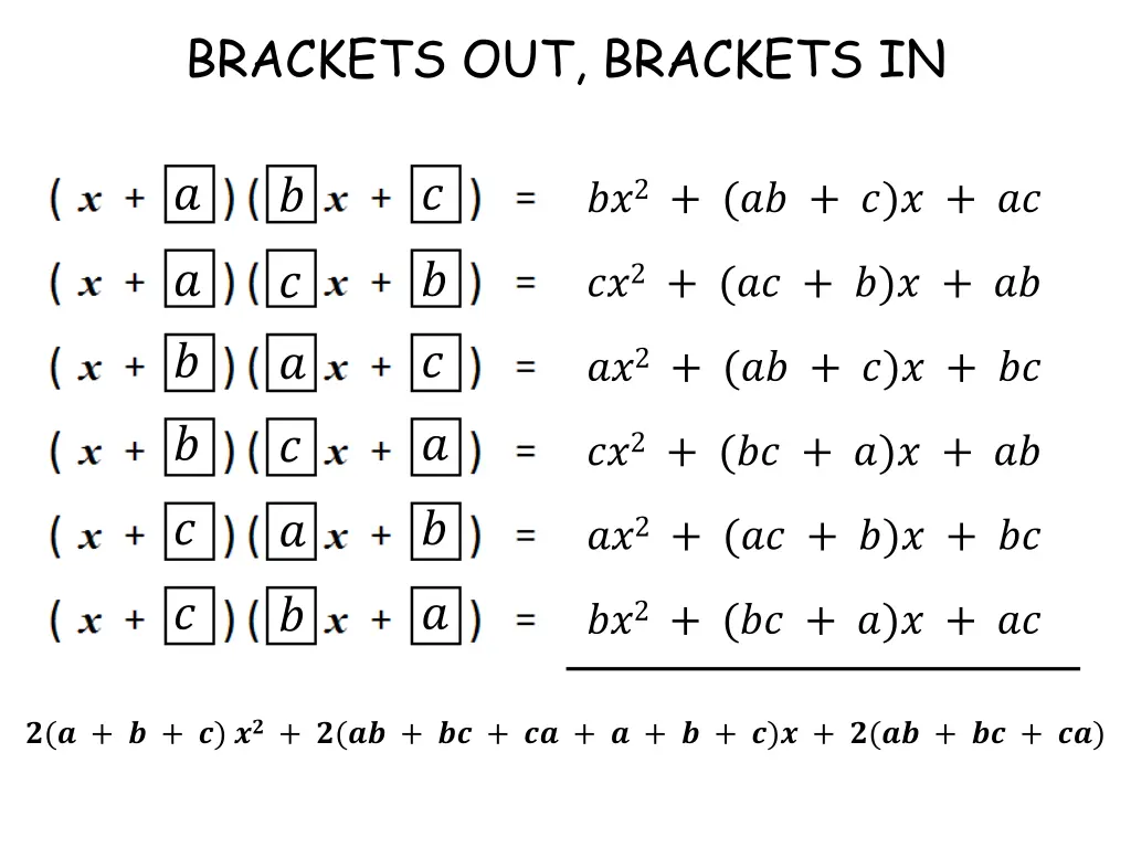 brackets out brackets in 3