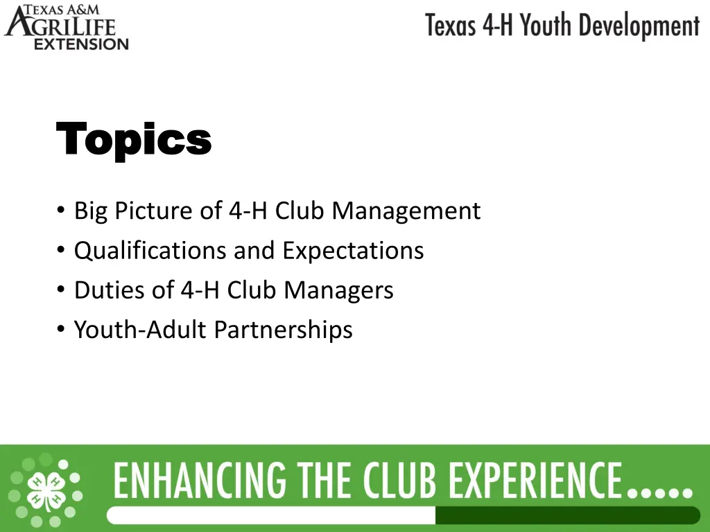 topics topics