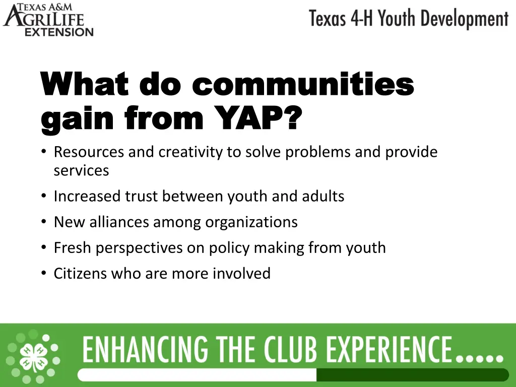 what do communities what do communities gain from