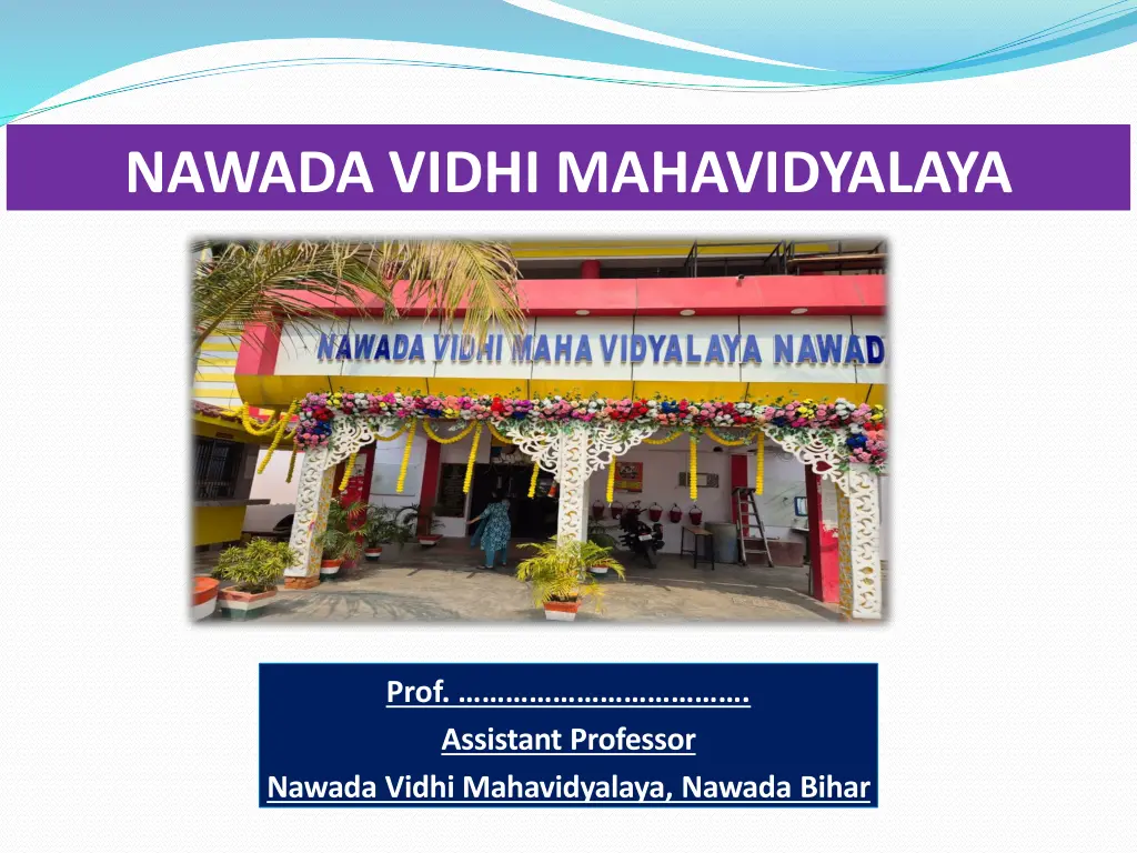 nawada vidhi mahavidyalaya
