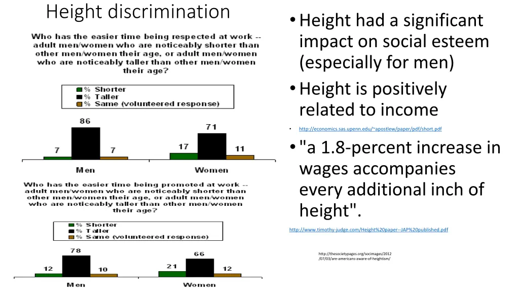 height discrimination