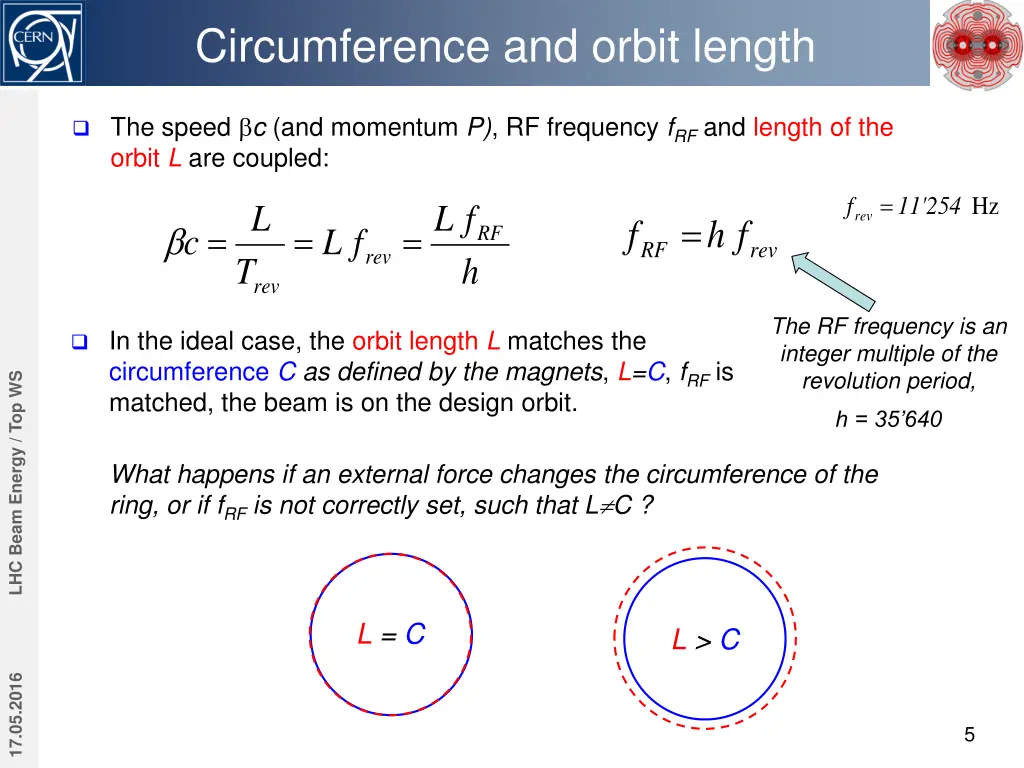circumference and orbit length