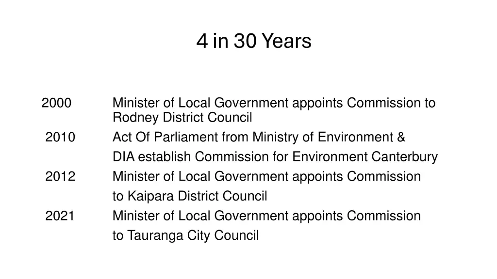 4 in 30 years