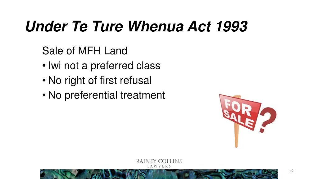 under te ture whenua act 1993