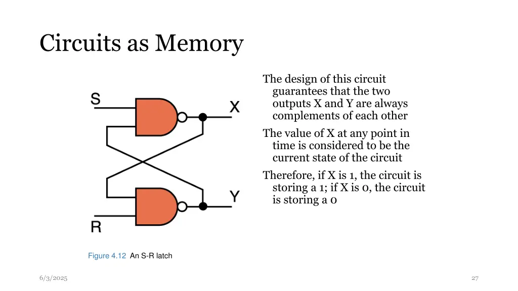 circuits as memory 2