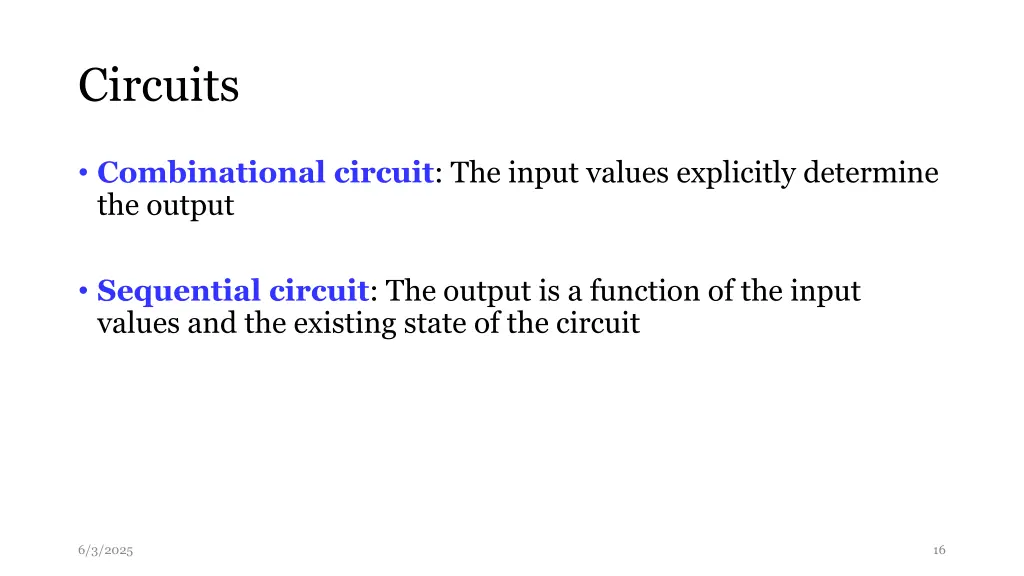 circuits