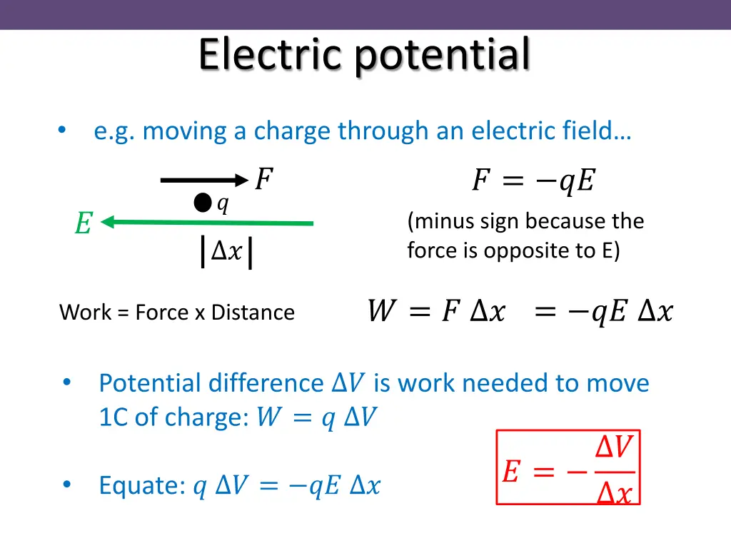 electric potential 4