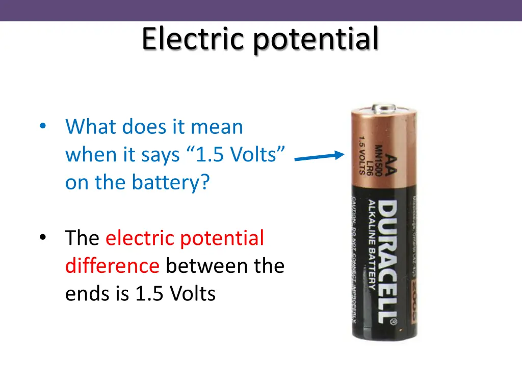 electric potential