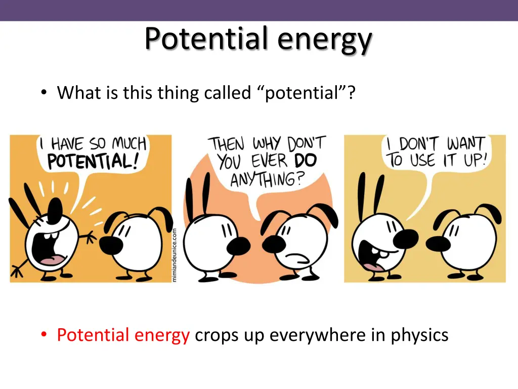 potential energy