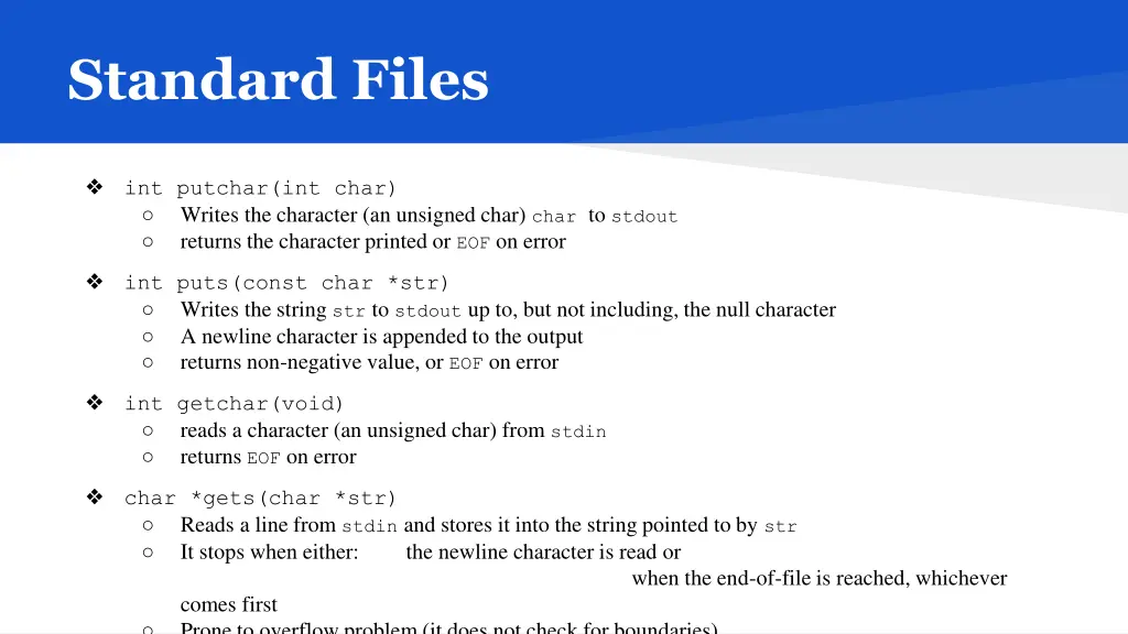 standard files 1