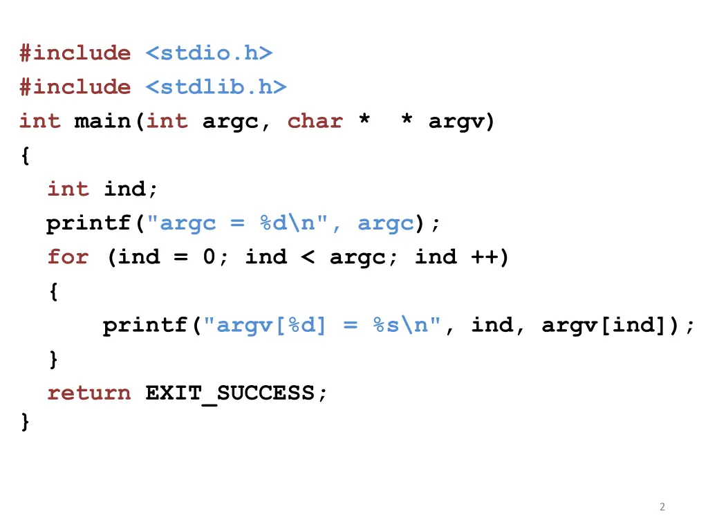 include stdio h include stdlib h int main