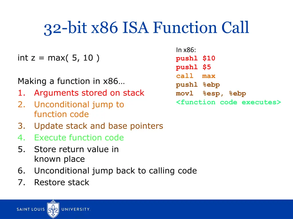 32 bit x86 isa function call 3