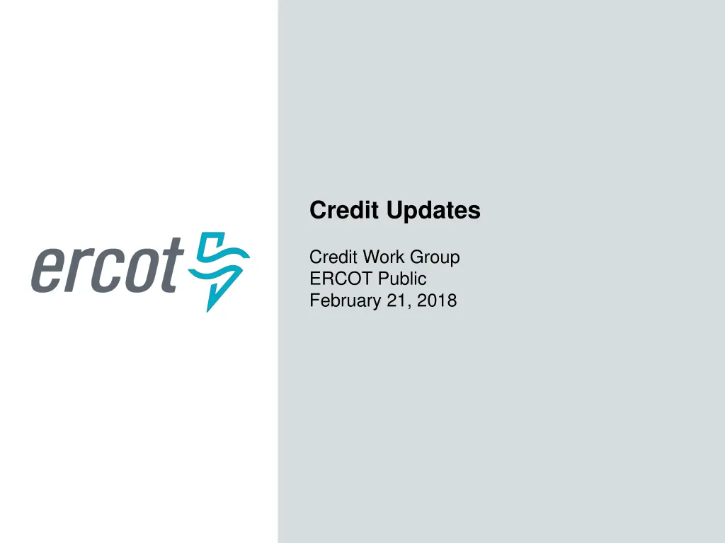 credit updates