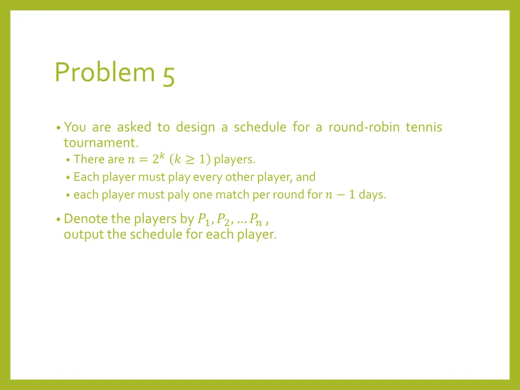 problem 5