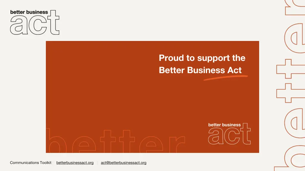 communications toolkit betterbusinessact