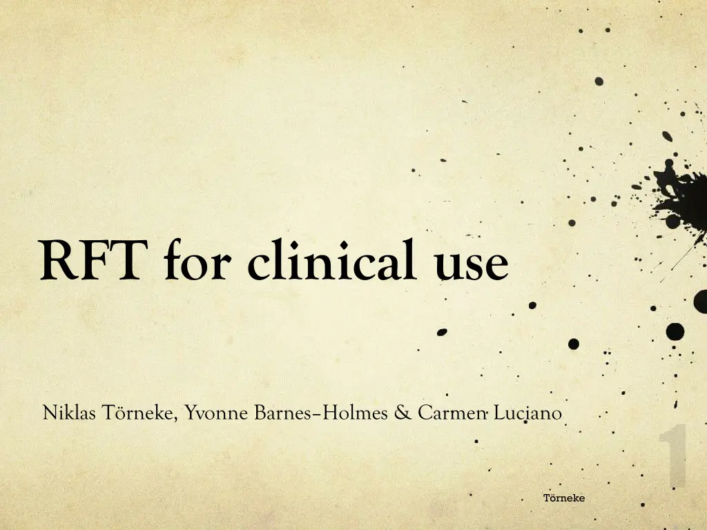 rft for clinical use