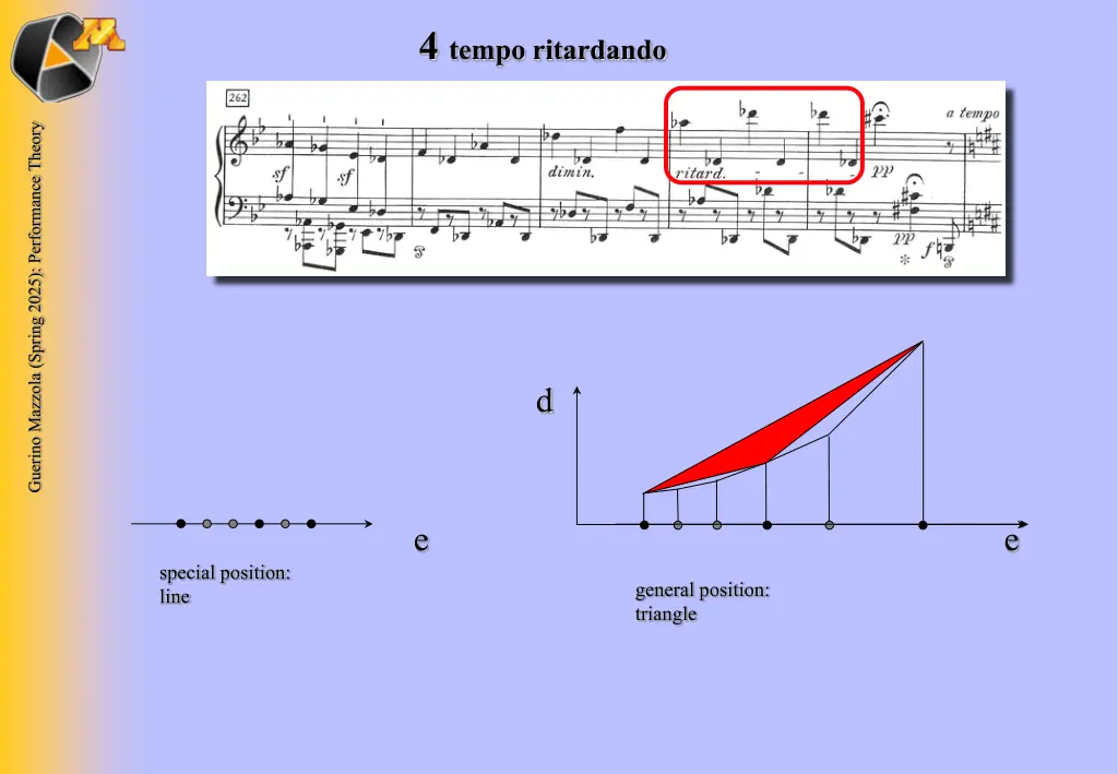 4 tempo ritardando