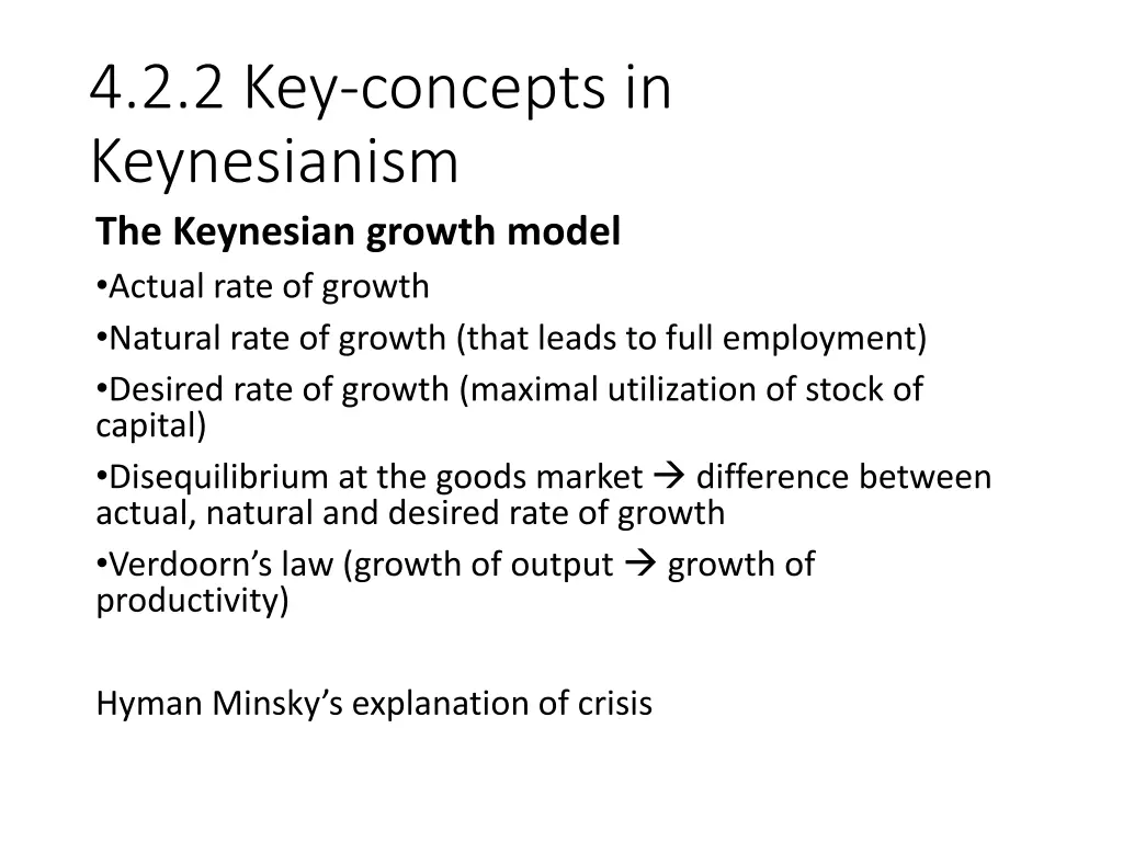 4 2 2 key concepts in keynesianism the keynesian