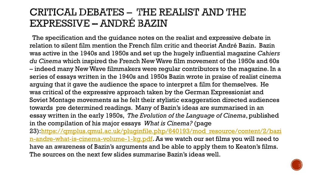 critical debates the realist and the expressive 1