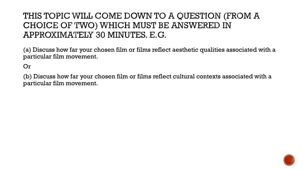 this topic will come down to a question from