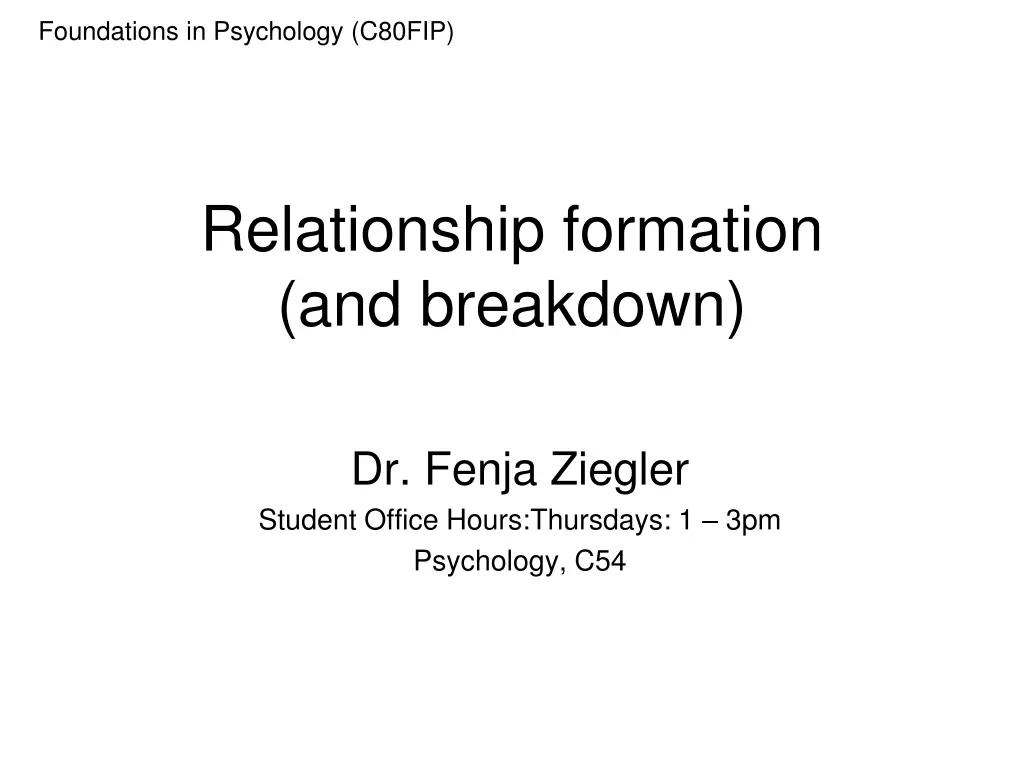 foundations in psychology c80fip