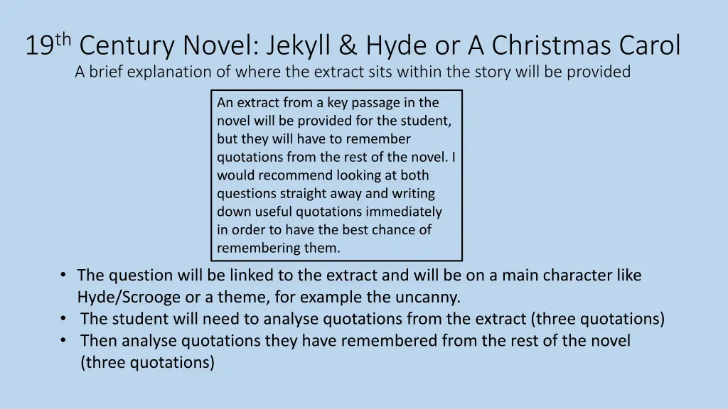 19 th century novel jekyll hyde or a christmas