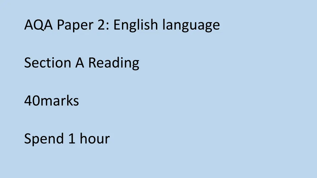 aqa paper 2 english language
