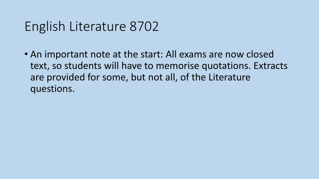 english literature 8702