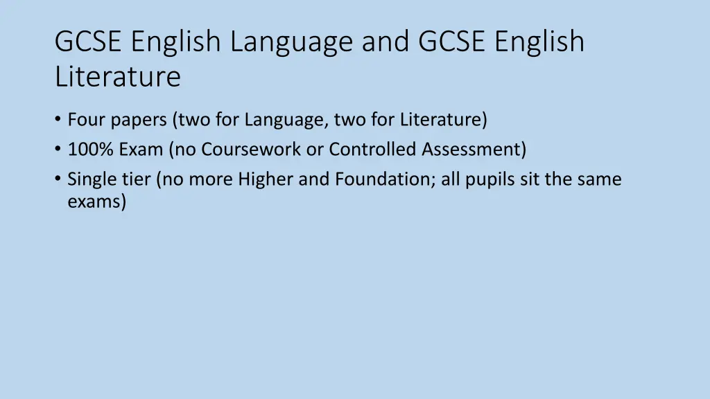 gcse english language and gcse english literature