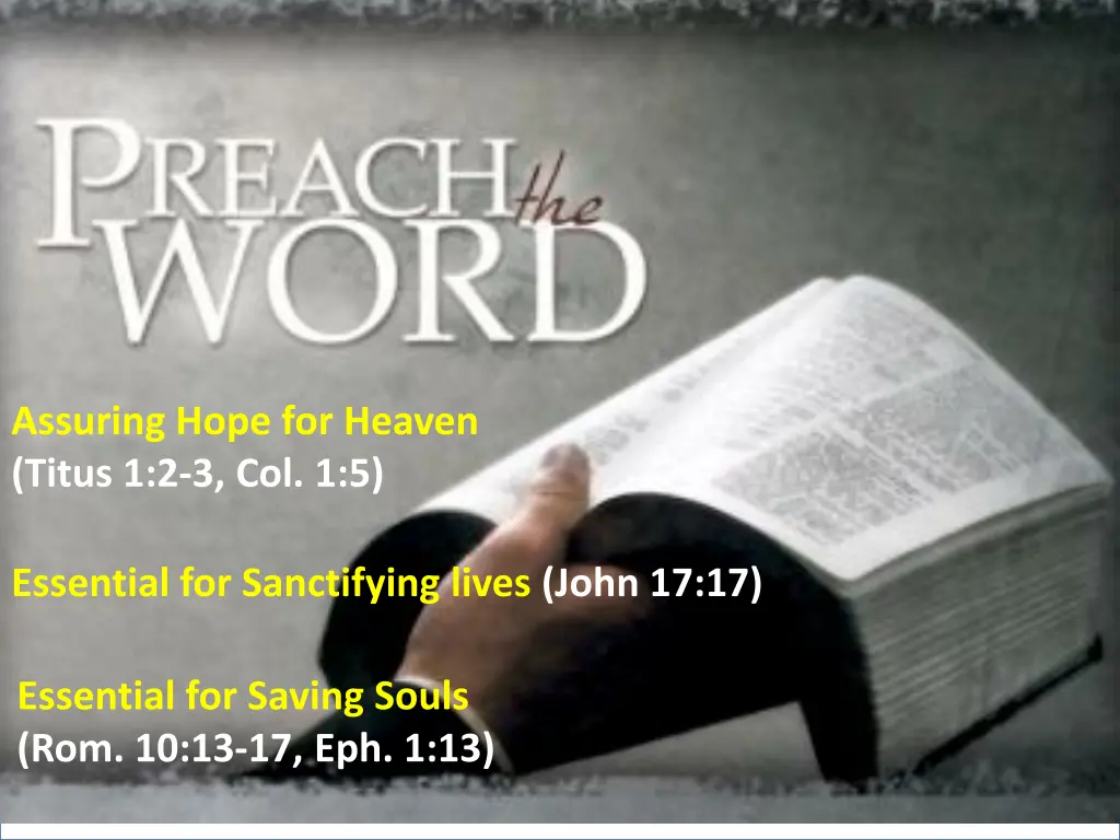 assuring hope for heaven titus 1 2 3 col 1 5