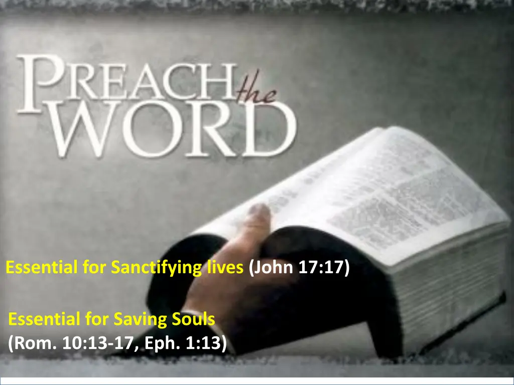 essential for sanctifying lives john 17 17