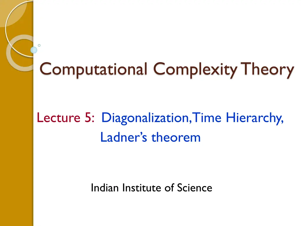 computational complexity theory