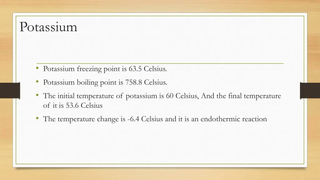 potassium