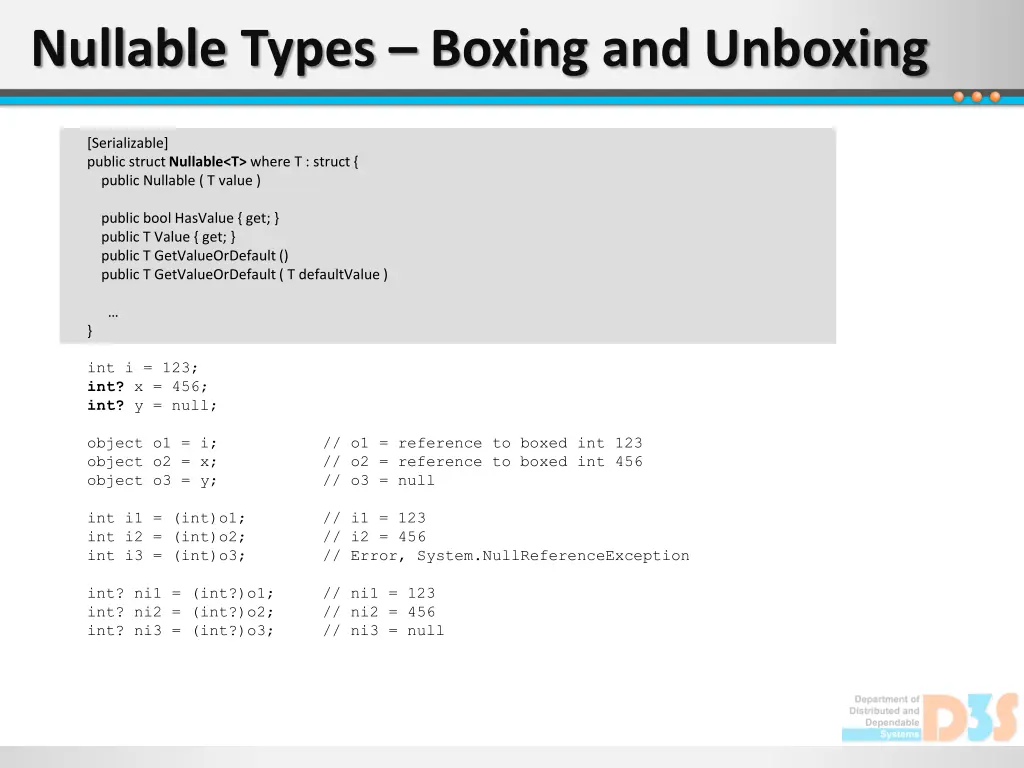 nullable types boxing and unboxing