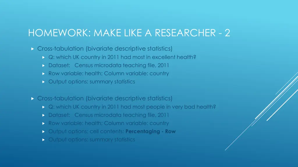 homework make like a researcher 2