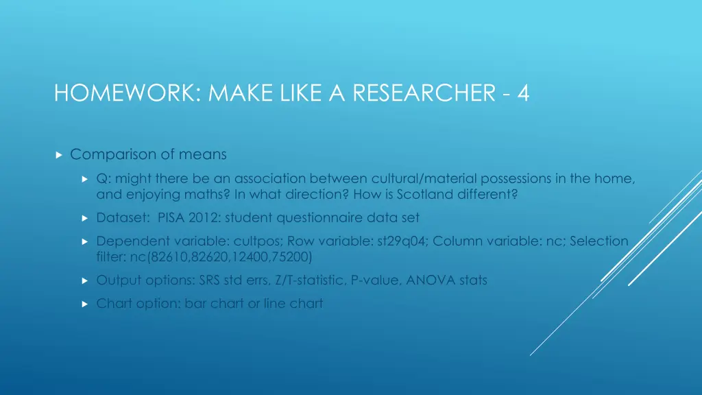 homework make like a researcher 4