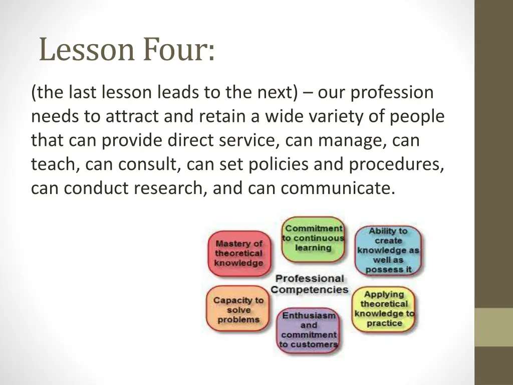 lesson four