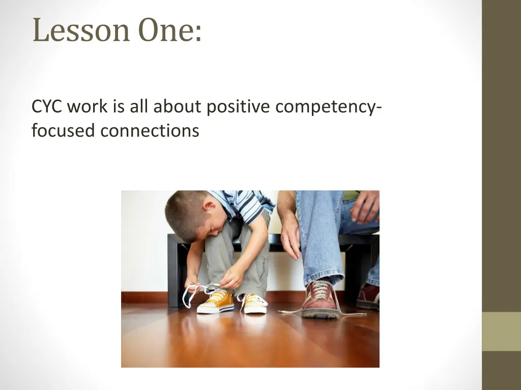 lesson one