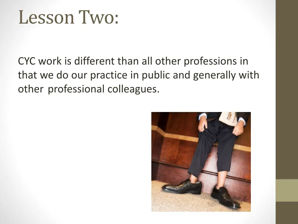 lesson two