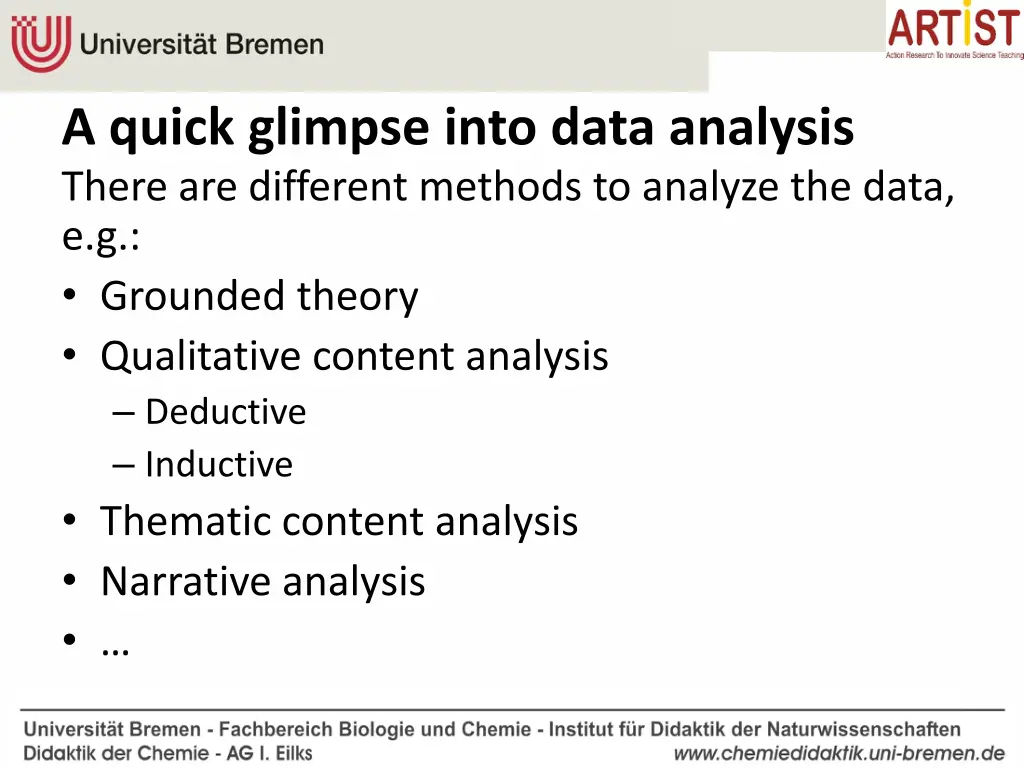 a quick glimpse into data analysis there