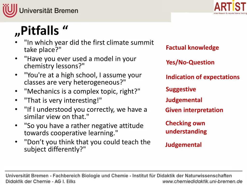 pitfalls in which year did the first climate